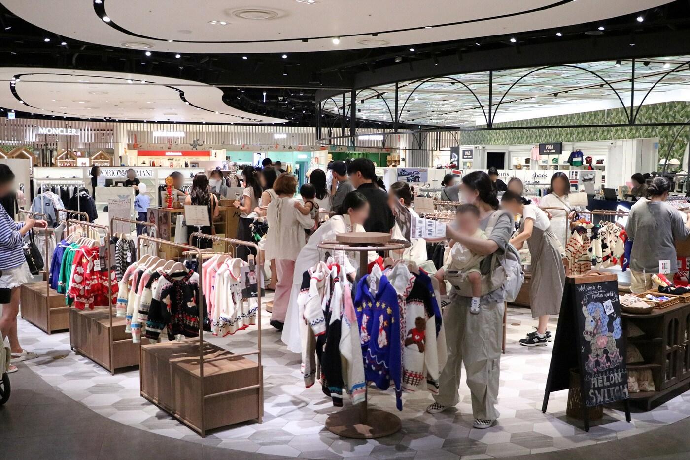 대구신세계 7층 아동층(신세계백화점 제공)