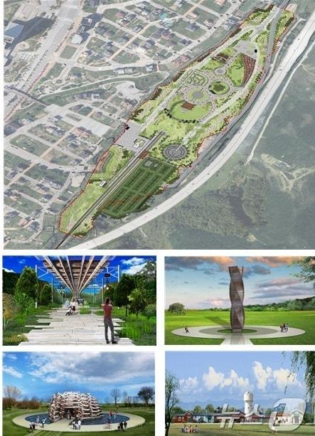 본문 이미지 - 강원 원주시의 &#39;반곡·금대 관광활성화 사업&#39; 조감도.&#40;원주시 제공. 재판매 및 DB금지&#41; 2025.10.18/뉴스1