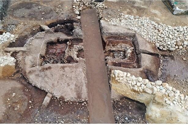 본문 이미지 - 황남동 1호 목곽묘 전경(남쪽에서 바라본 모습)(국가유산청 제공)