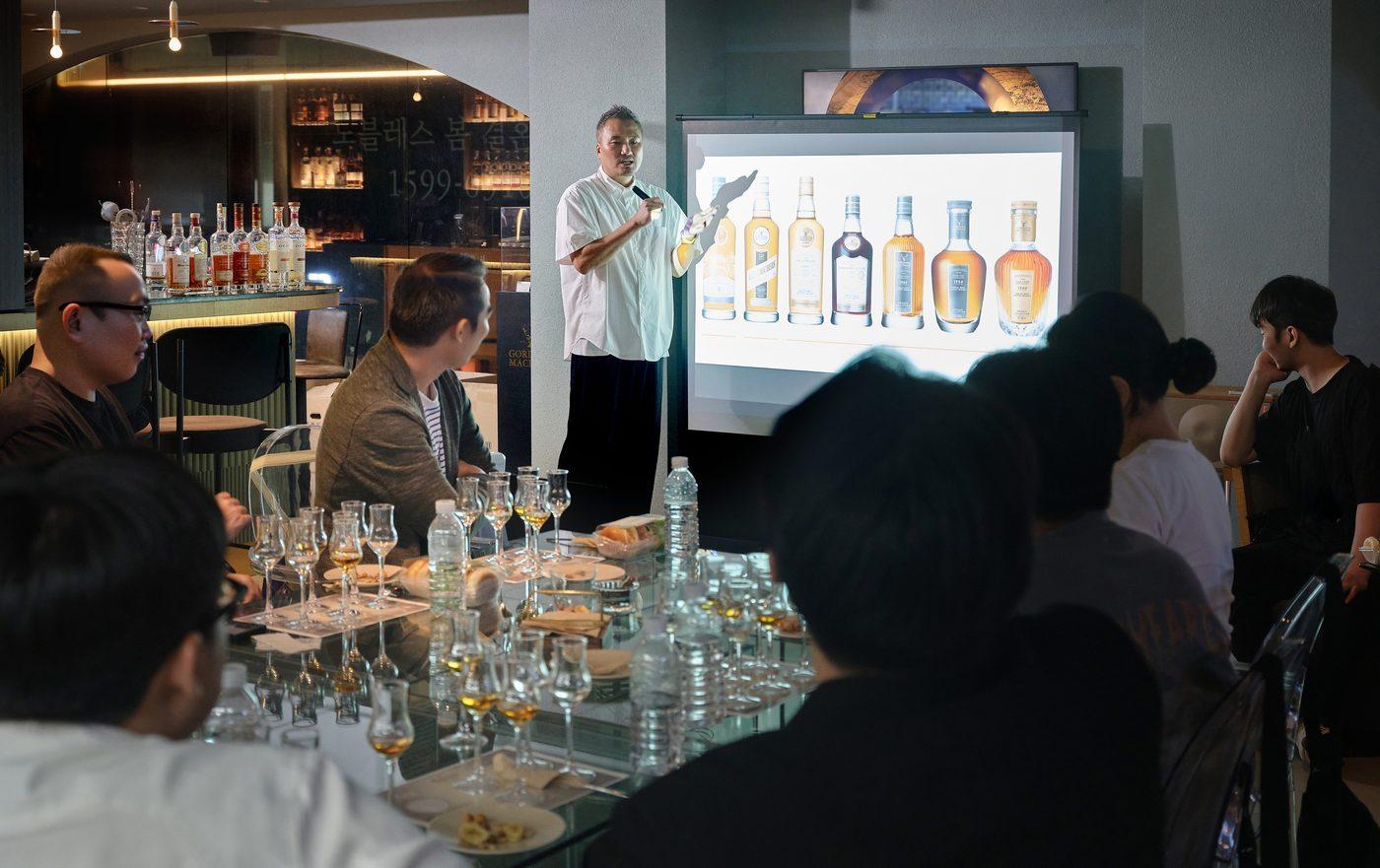 '고든앤맥패일' 시음회. (신라면세점 제공).