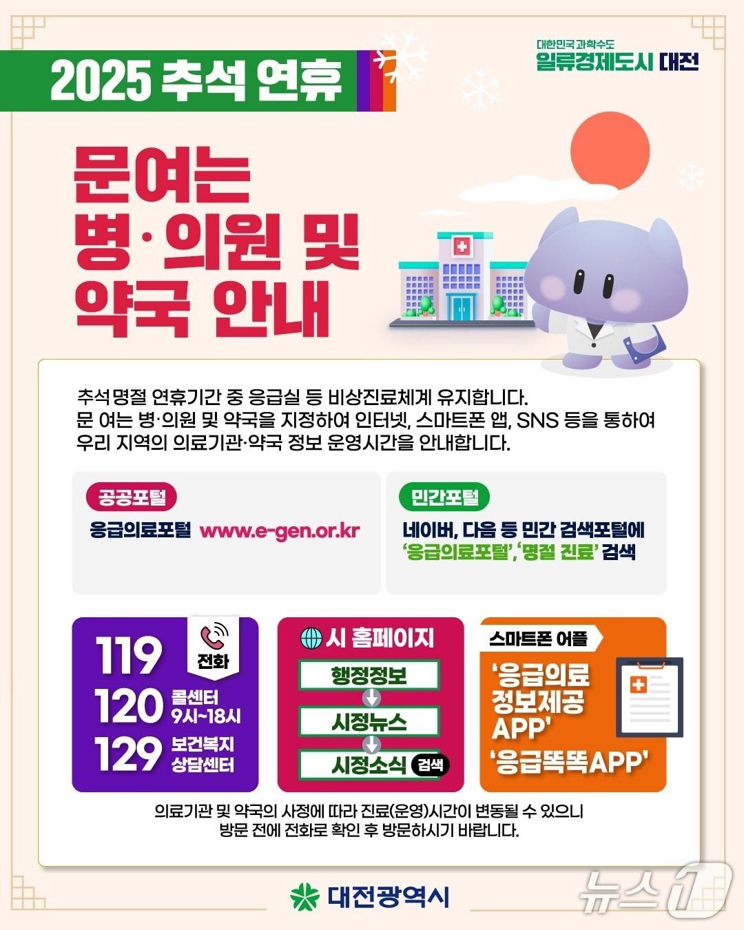 본문 이미지 - 응급의료상황실 홍보물./뉴스1