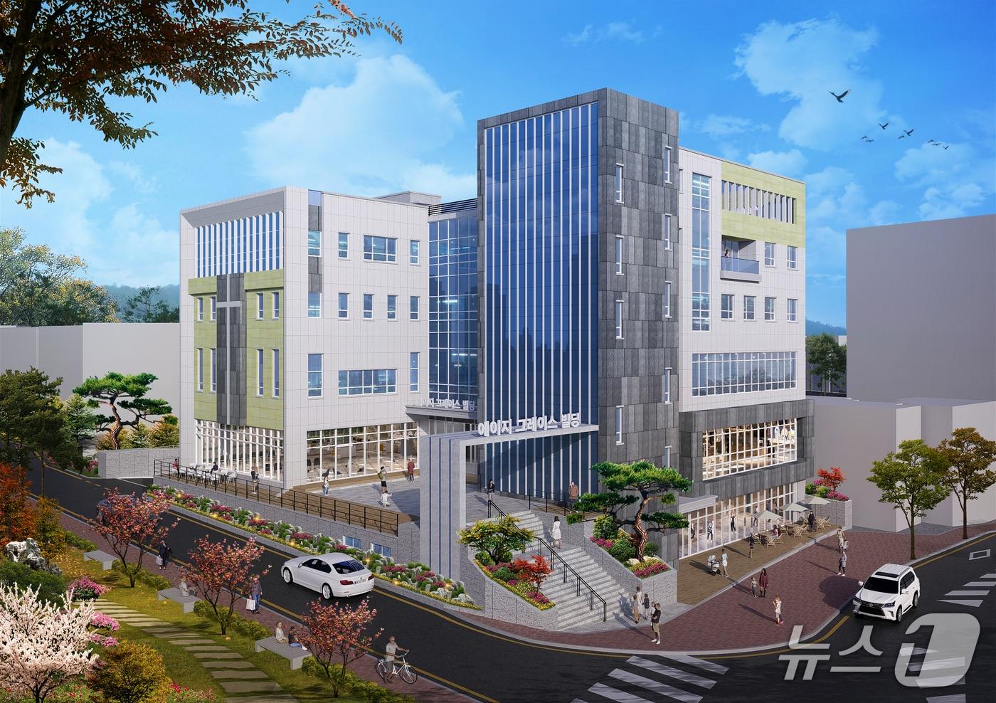 기독교대한하나님의성회 총회회관 조감도