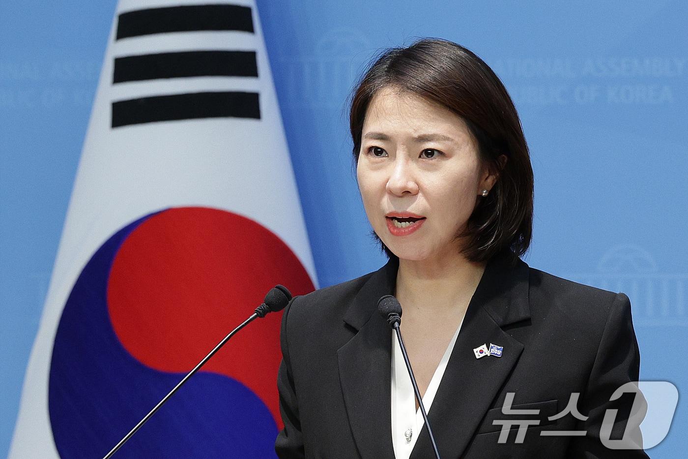 본문 이미지 - 김한나 더불어민주당 대변인. ⓒ 뉴스1 신웅수 기자