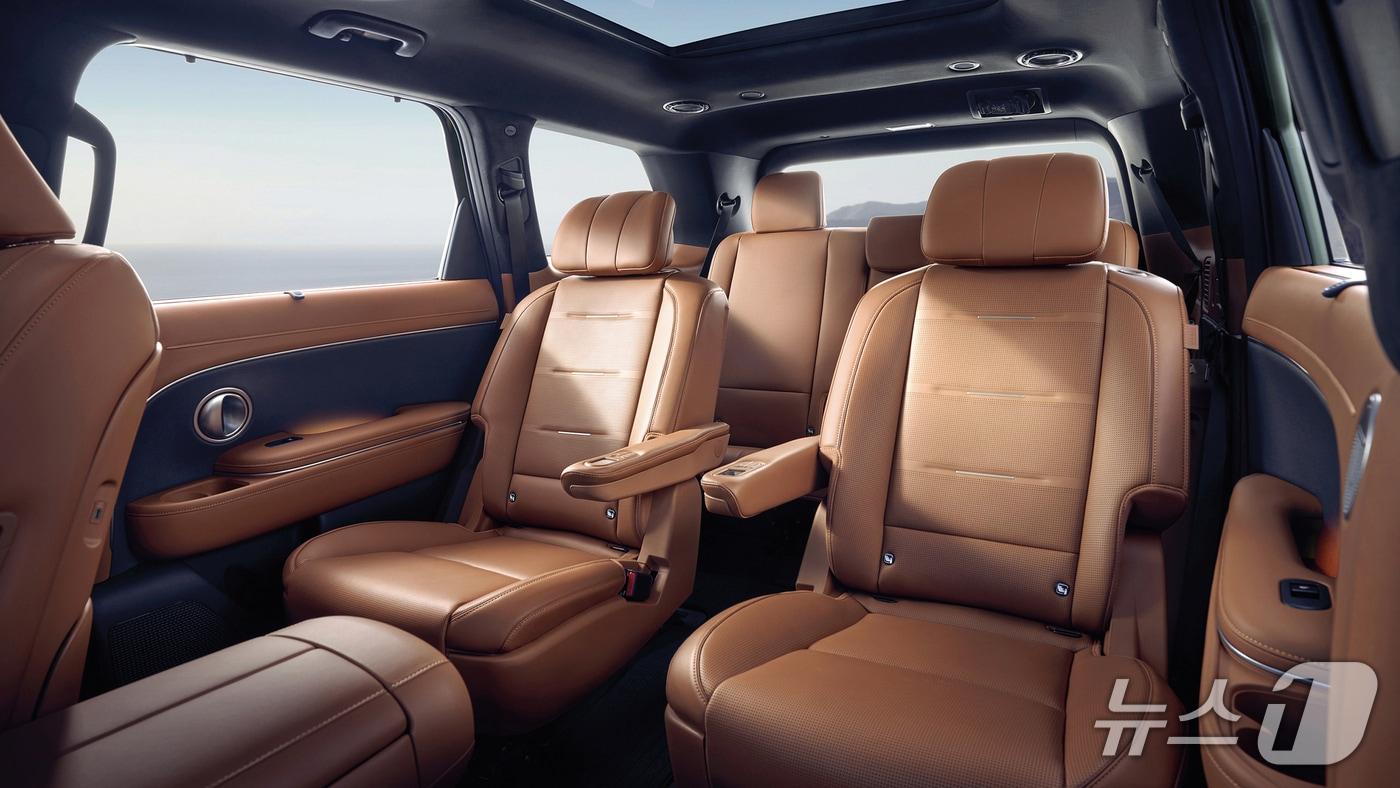 다이내믹 바디케어가 적용된 디올뉴팰리세이드 실내(현대트랜시스 제공)