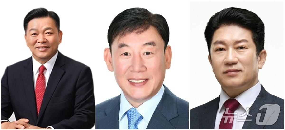 본문 이미지 - &#40;왼쪽부터&#41; 강철호 부산시의원, 최학철 중구의회 의원, 송상조 시의원.&#40;본인 제공&#41;