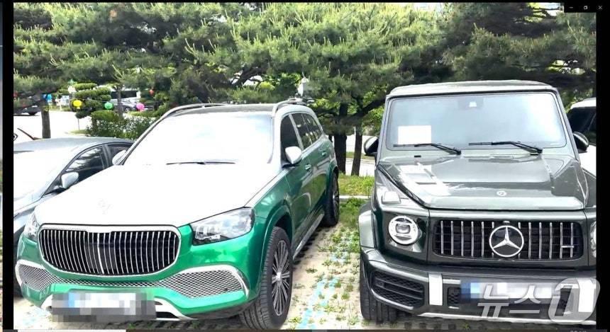 본문 이미지 - A 씨 등으로부터 압수한 외제차. &#40;경기남부경찰청 제공. 재판매 및 DB 금지&#41; 2024.7.9/뉴스1