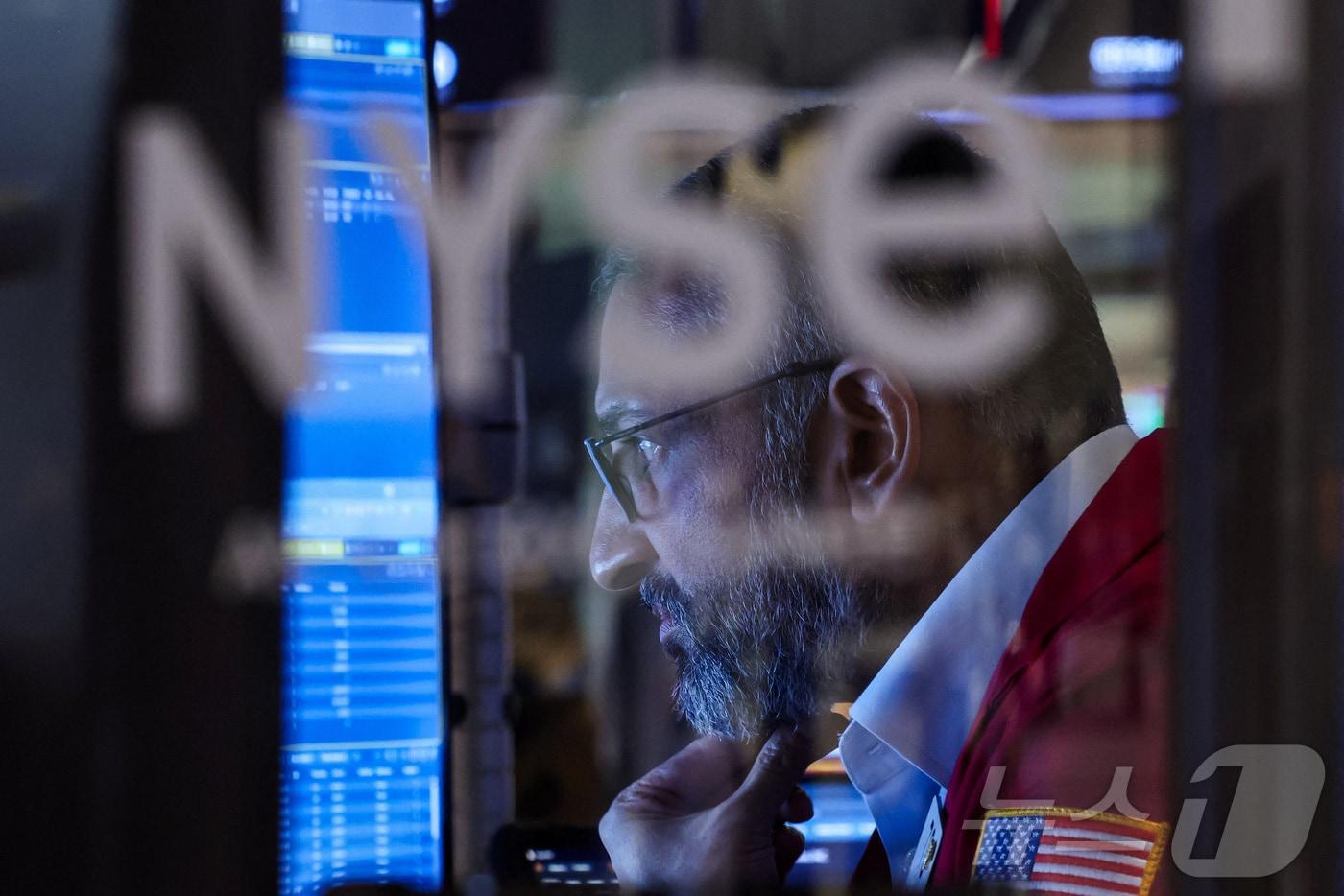 뉴욕증권거래소 트레이더 ⓒ 로이터=뉴스1