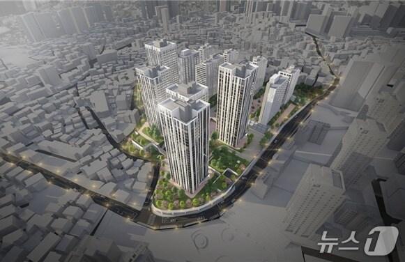 본문 이미지 - 상도14구역 조감도 (코리아신탁 제공) 뉴스1 ⓒ News1