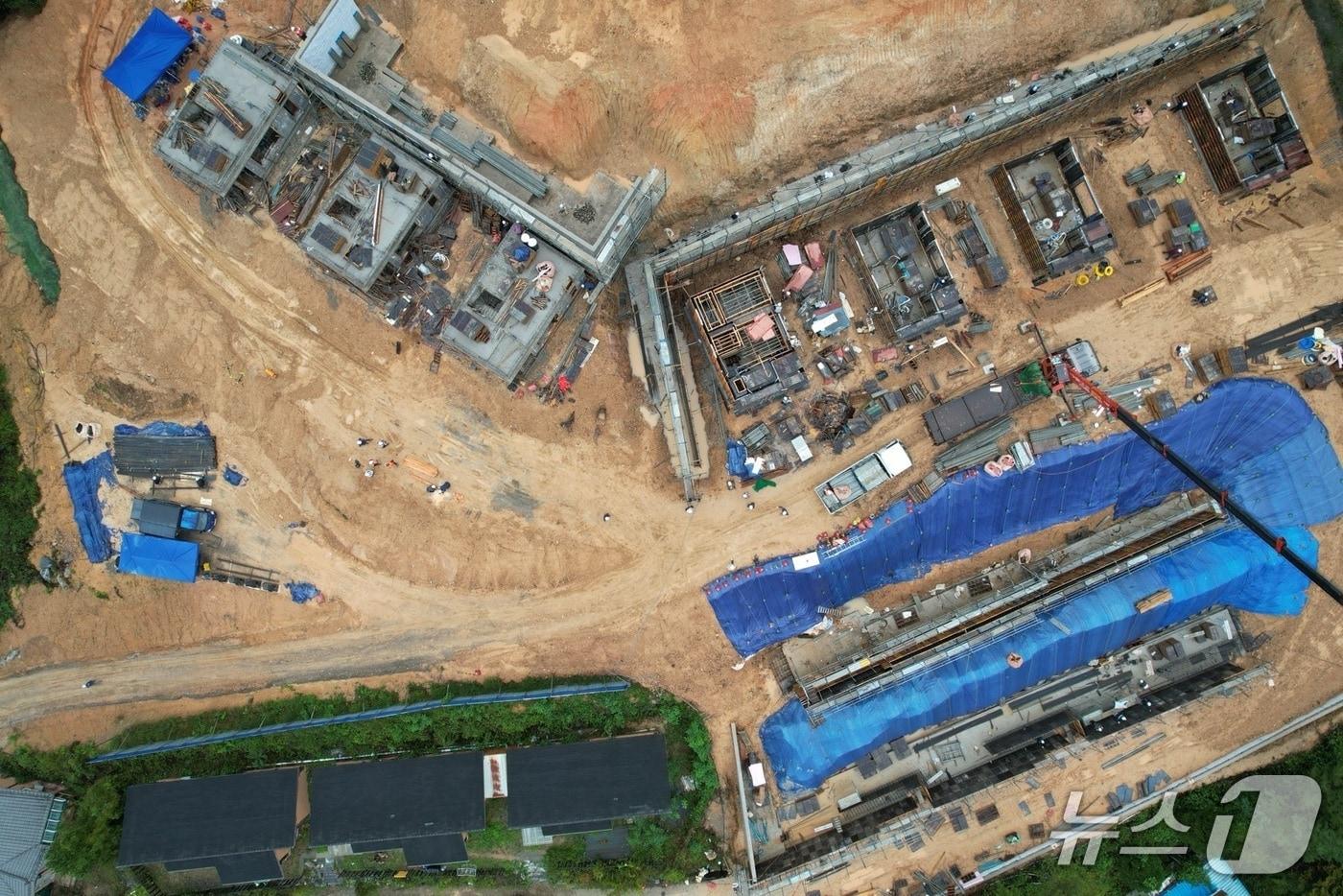 아토피자연치유마을 확대조성 단독주택 조성 모습(금산군 제공.재판매 및 DB금지)/뉴스1