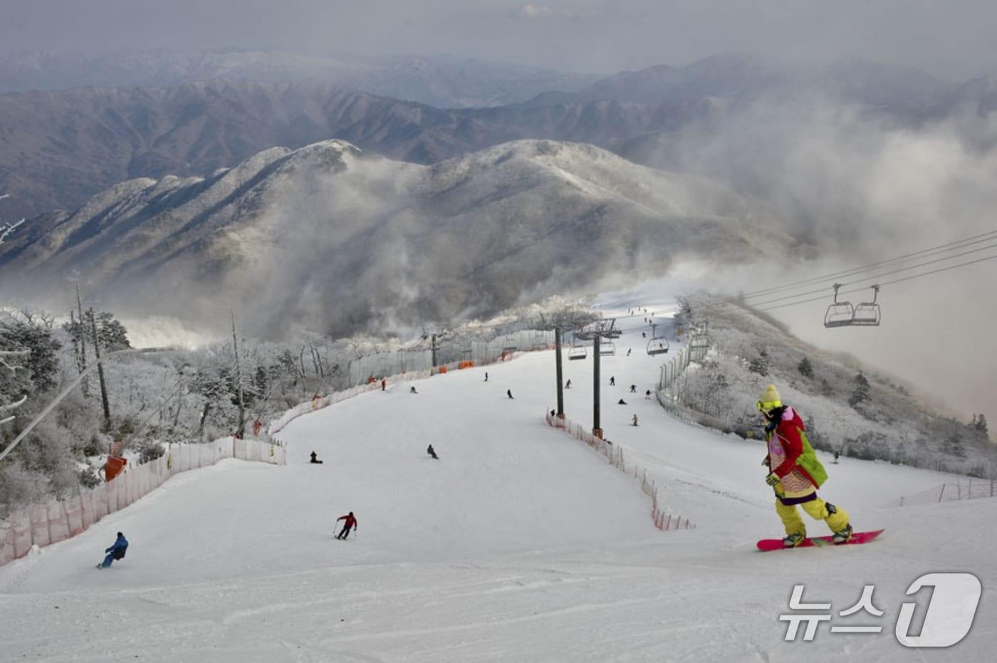 무주덕유산리조트.&#40;무주군 제공. 재판매 및 DB 금지&#41;