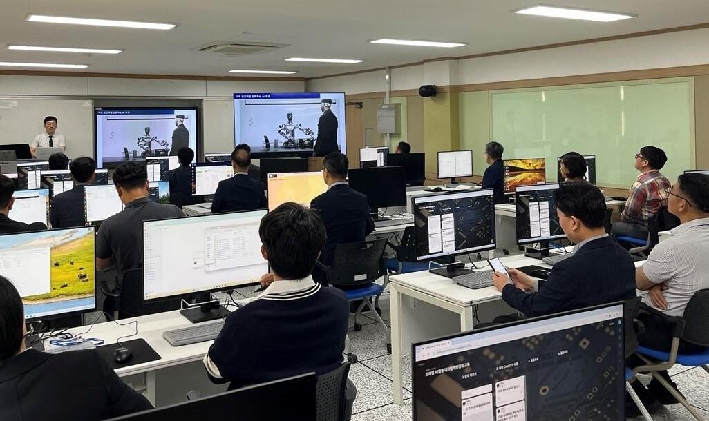 본문 이미지 - 한국철도공사 AI교육 모습.(한국철도공사 제공)뉴스1ⓒ news1
