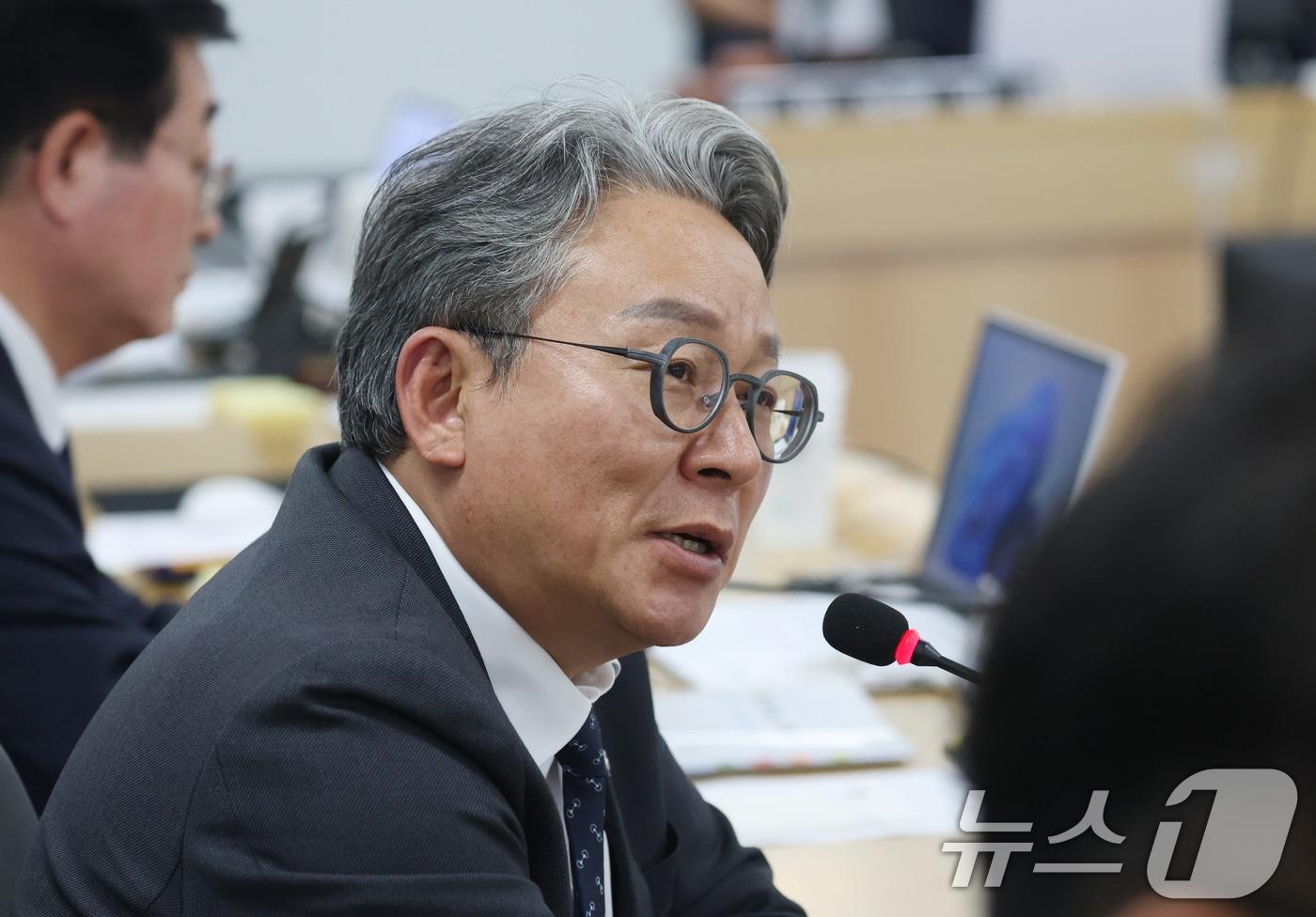 손명수 더불어민주당 의원이  국회 국토교통위원회 국정감사에서 질의를 하고 있다. 2025.10.20/뉴스1 ⓒ News1 김영운 기자