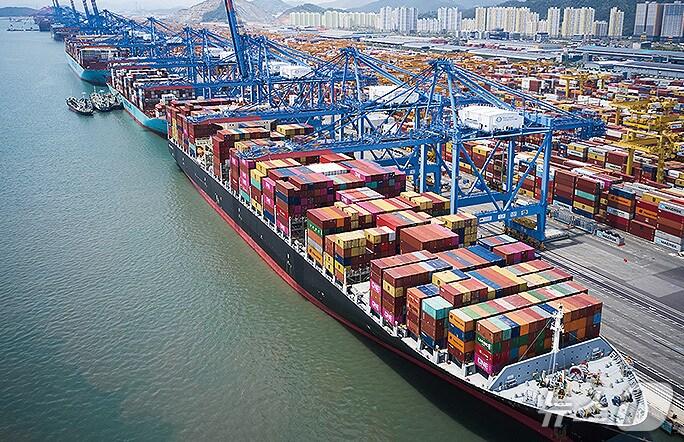 본문 이미지 - 부산 신항 1부두 (부산항만공사 제공. 재판매 및 DB금지)