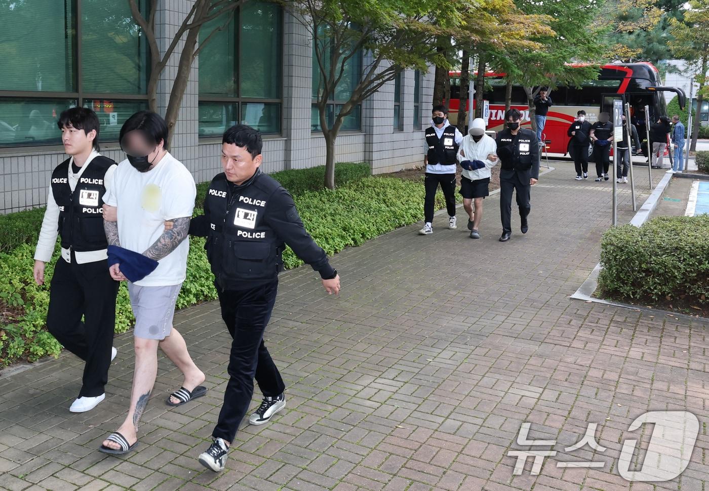 캄보디아 송환 피의자들 2025.10.20/뉴스1 ⓒ News1 &#40;자료사진&#41;