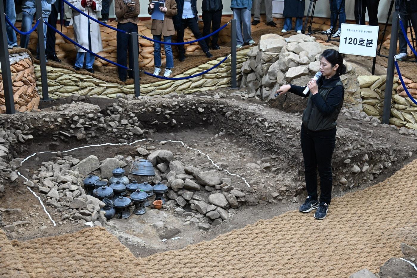 경주 황남동 120호분 목곽묘 발굴조사 기자간담회(국가유산청 제공)