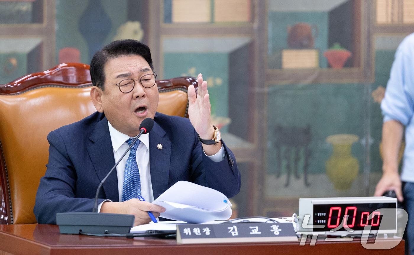 김교흥 국회 문화체육관광위원장/뉴스1 ⓒ News1 이승배 기자