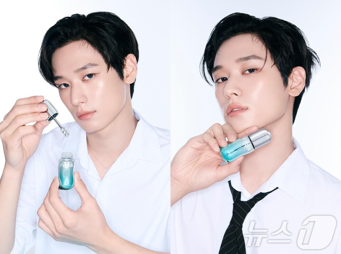 본문 이미지 - 리엔케이 &#39;콜라겐 미드샷 앰플&#39; 더보이즈 주연 모델컷 &#40;코웨이 제공. 재판매 및 DB금지&#41; ⓒ News1 장시온 기자