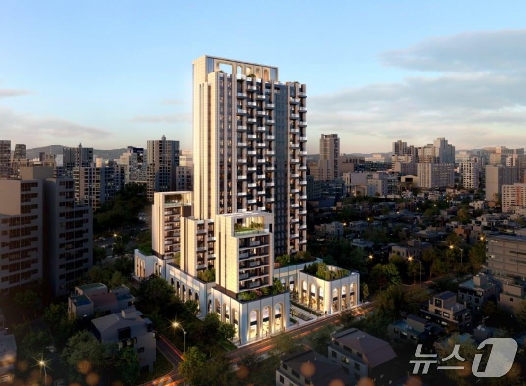 본문 이미지 - HS화성의 서울 성수동 신성연립 소규모 재건축정비사업 조감도.(HS화성 제공. 재판매 및 DB 금지)