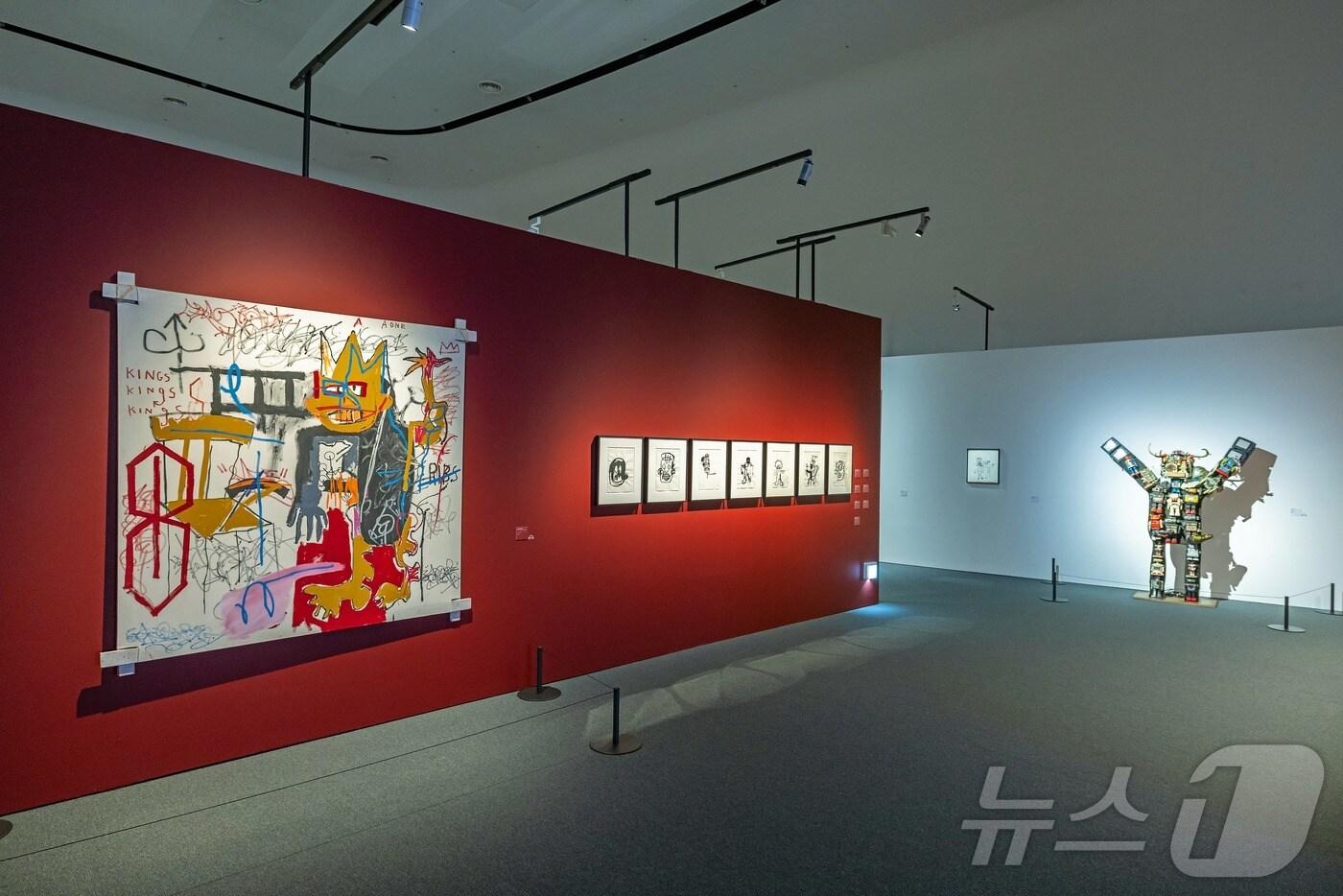 노루페인트가 후원한 바스키아 전시 전경 &#40;노루페인트 제공. 재판매 및 DB금지&#41; ⓒ News1 장시온 기자