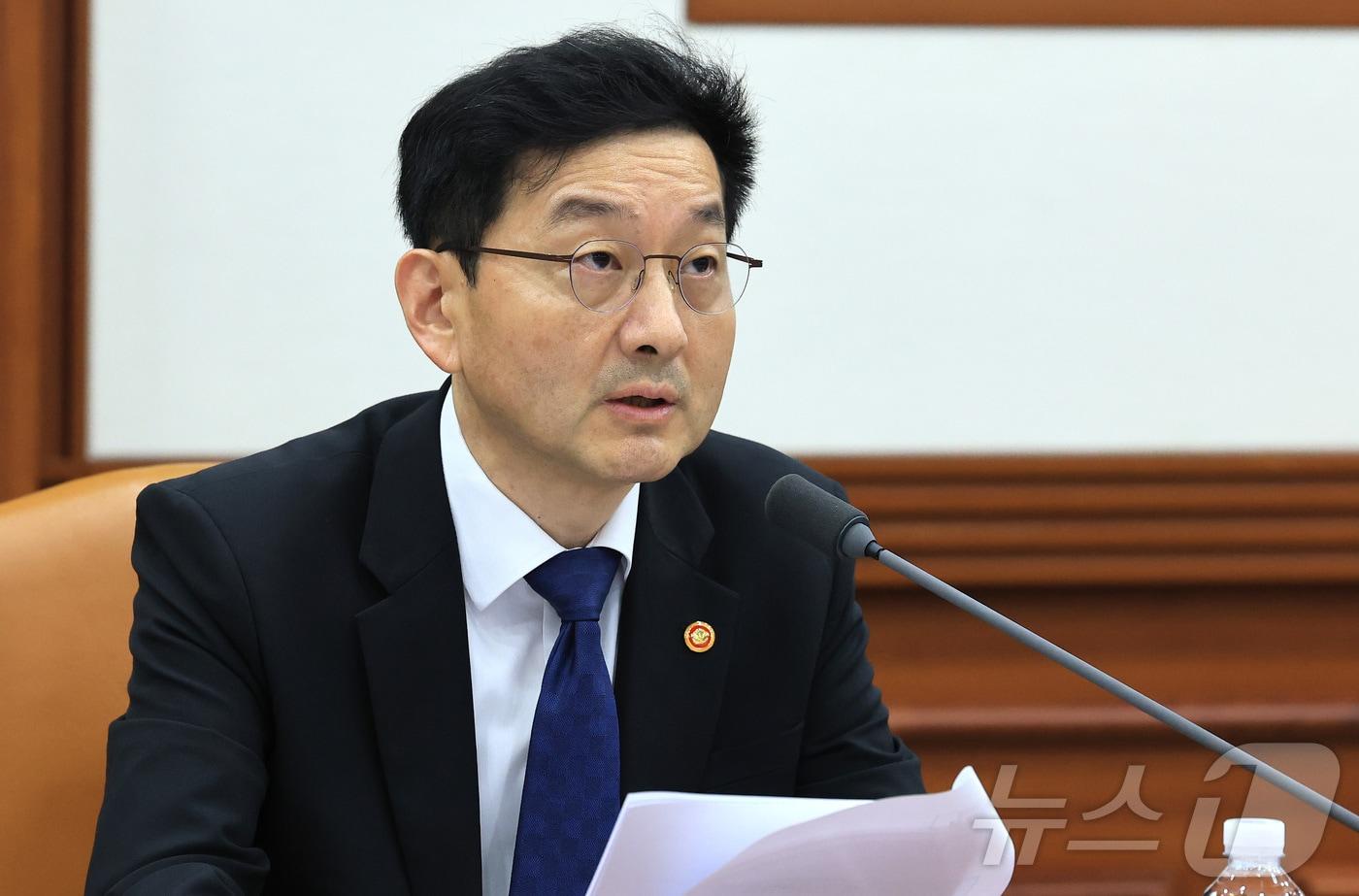 본문 이미지 - 검찰개혁추진단장인 윤창렬 국무조정실장. 2025.10.21/뉴스1 ⓒ News1 임세영 기자