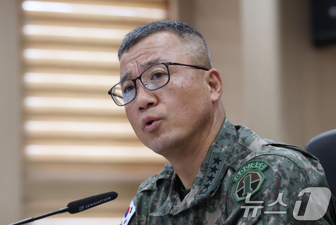 본문 이미지 - 주성운 전 육군 지상작전사령관. 2025.10.21 ⓒ 뉴스1 김영운 기자