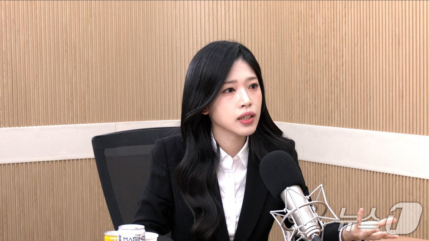 백지원 전 국민의힘 선거대책위원회 대변인이 21일 뉴스1TV &#39;팩트앤뷰&#39;에 출연해 질문에 답하고 있다.