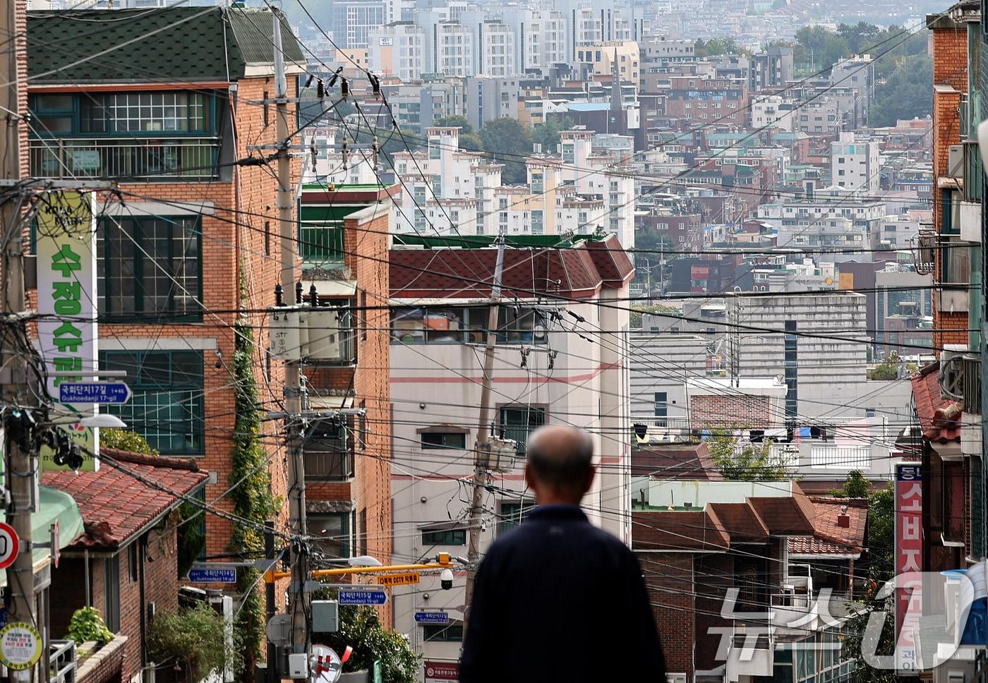 본문 이미지 - 사진은 서울 관악구 주택가의 모습. /뉴스1 ⓒ News1 이호윤 기자