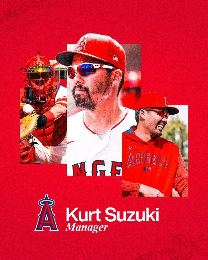본문 이미지 - LA 에인절스가 일본 출신의 커트 스즈키&#40;42&#41;를 새로운 사령탑으로 선임했다. &#40;MLB SNS&#41;