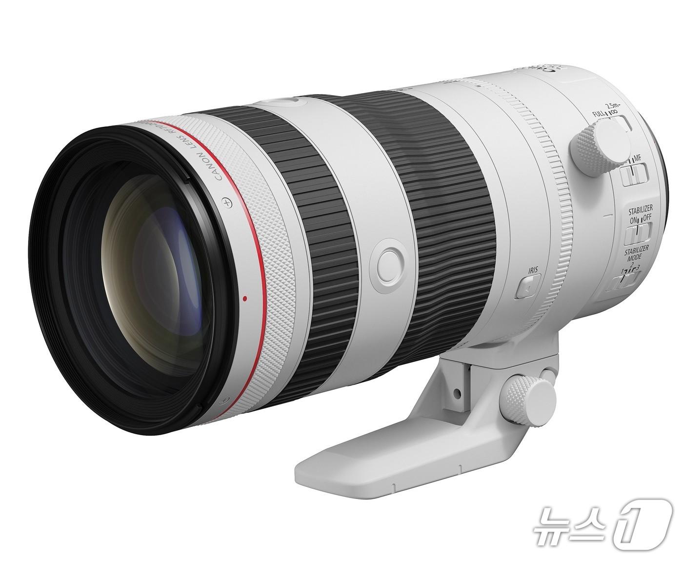 본문 이미지 - 1억 7000만 번째 생산 렌즈 RF70-200㎜ F2.8 L IS USM Z(캐논 제공)