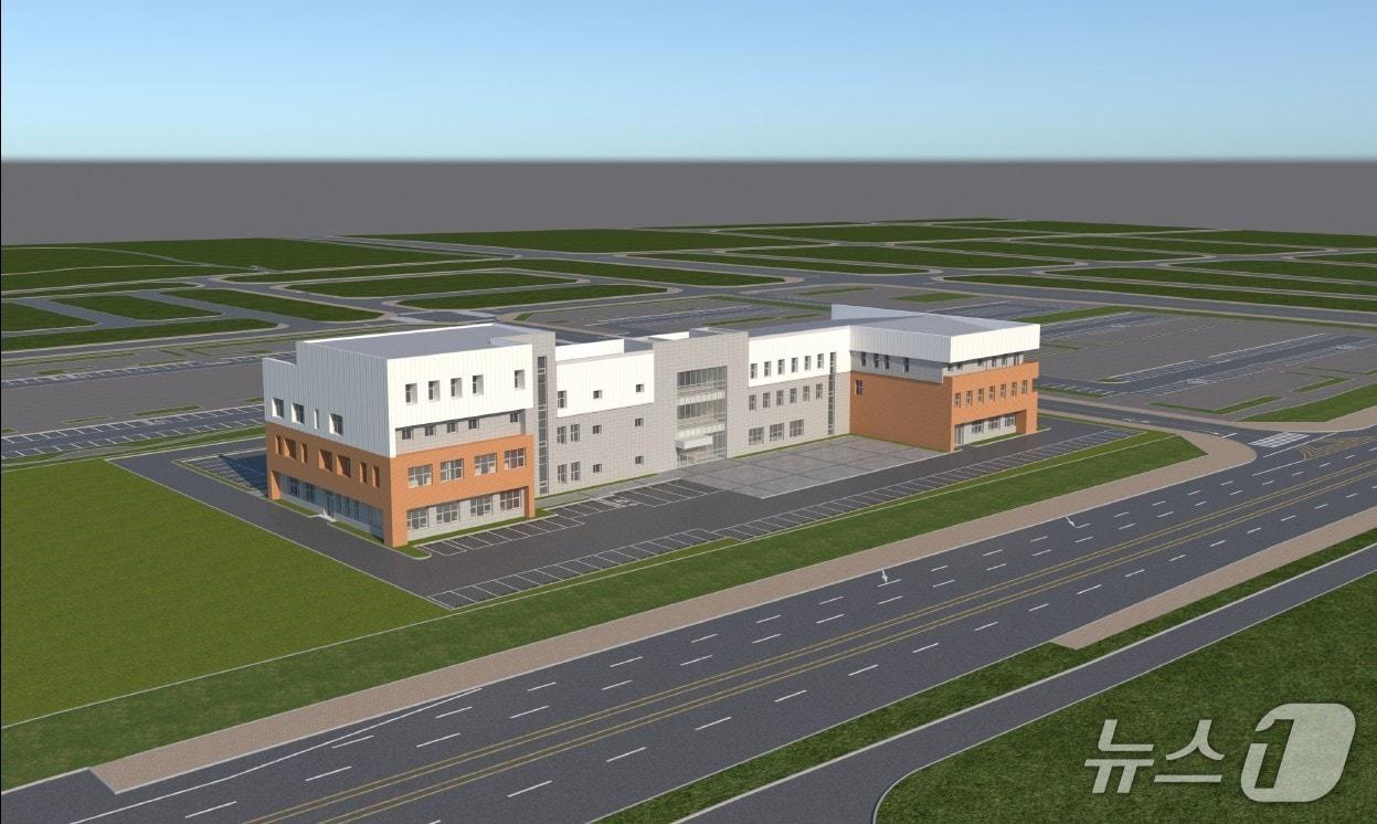 본문 이미지 - 김제 지평선산단에 들어설 &#39;공공임대형 지식산업센터&#39; 조감도./뉴스1