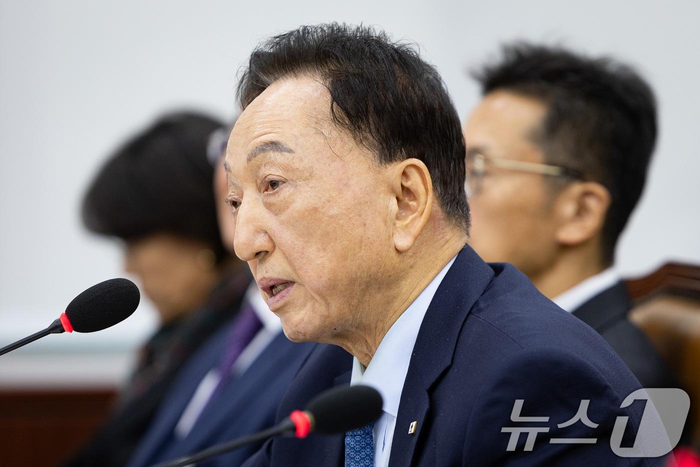 김철수 대한적십자사 회장. /뉴스1 ⓒ News1 유승관 기자