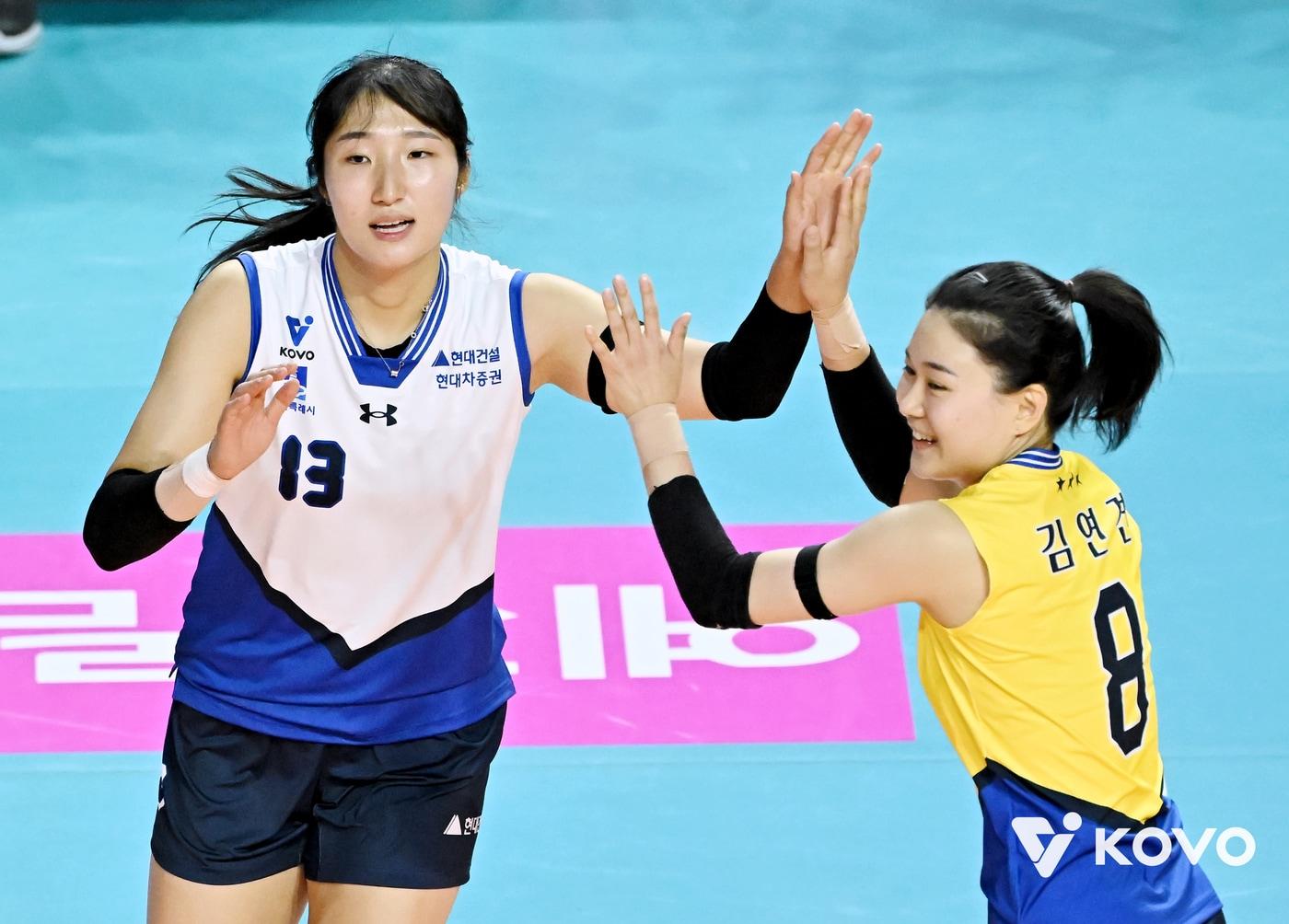 본문 이미지 - 현대캐피탈의 정지윤. (KOVO 제공)