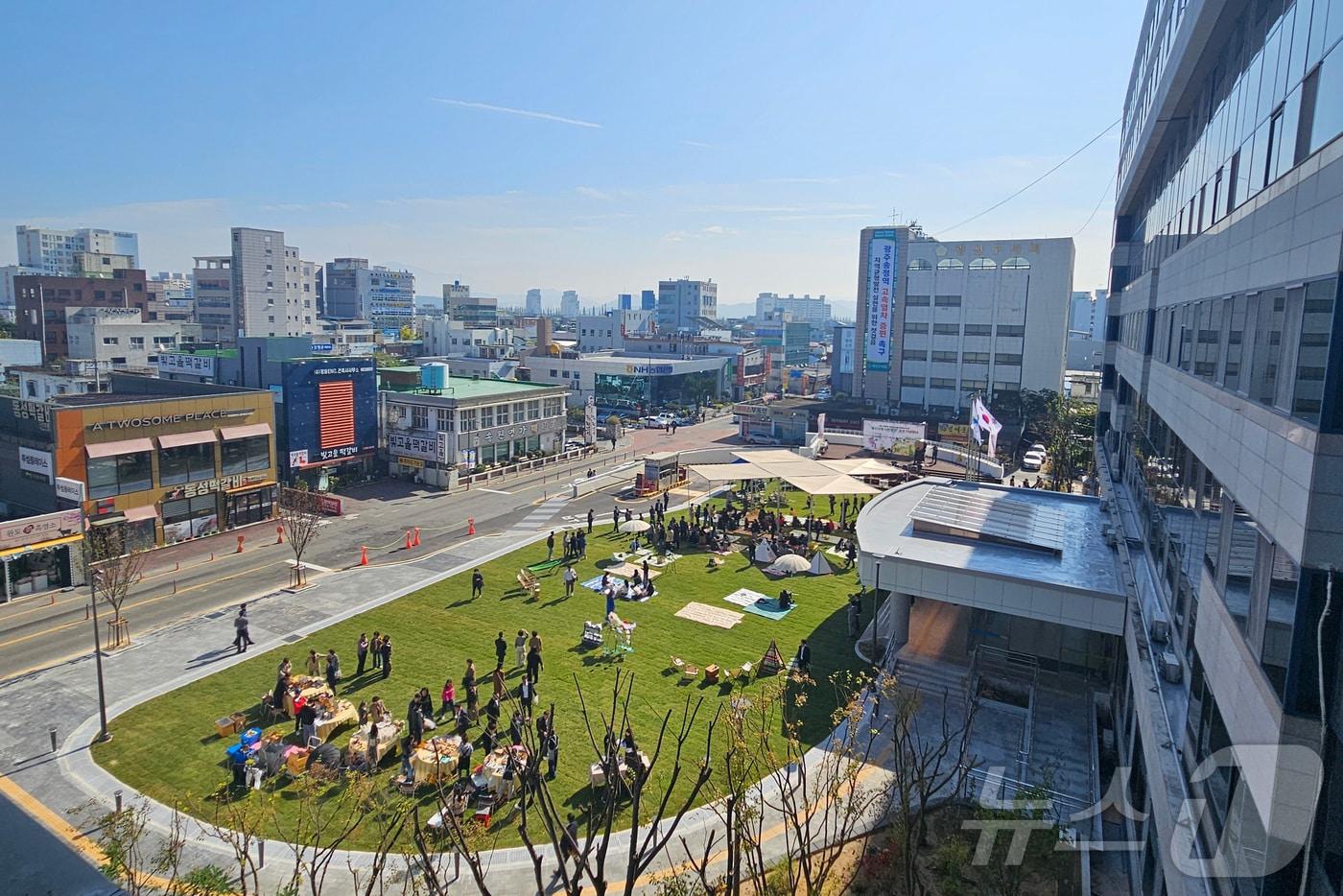 본문 이미지 - 광주 광산구청 시민광장. (광산구 제공. 재판매 및 DB 금지)
