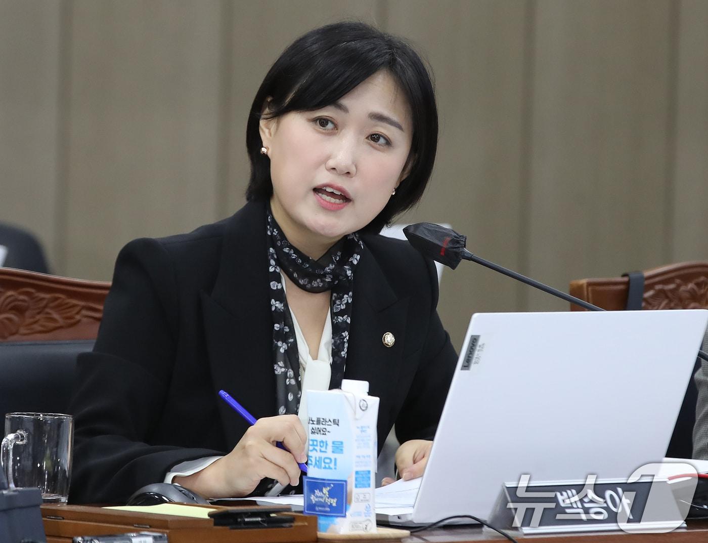 본문 이미지 - 백승아 더불어민주당 의원. ⓒ 뉴스1 윤일지 기자