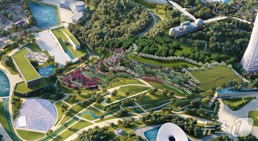 본문 이미지 - 전북 남원 &#39;함파우 지방정원 조성&#39; 사업 조감도.&#40;남원시 제공. 재판매 및 DB금지&#41;/뉴스1