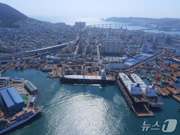 본문 이미지 - 대선조선 영도조선소 전경 (대선조선 제공. 재판매 및 DB금지)