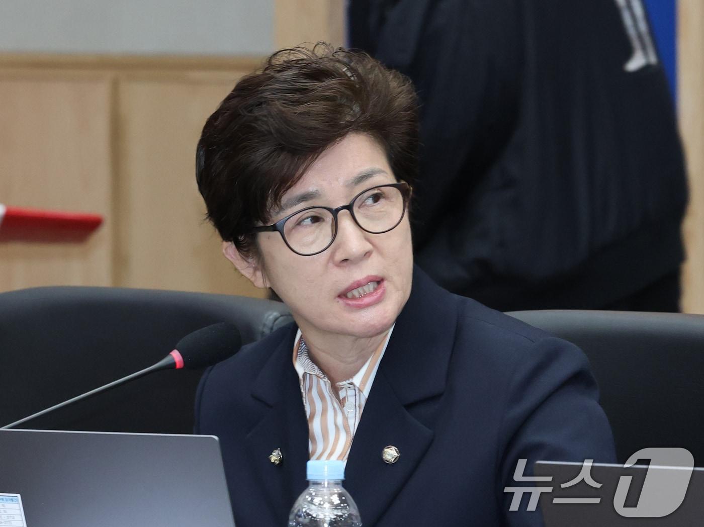 본문 이미지 - 강선영 국민의힘 의원. 2025.10.23/뉴스1 ⓒ News1 김기태 기자