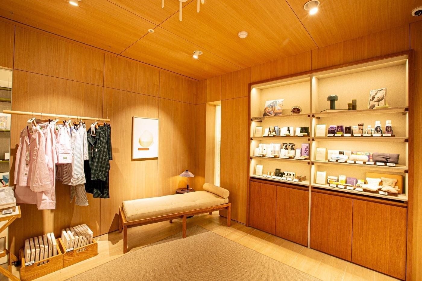 '올리브영N성수'점에 있는 웰니스 전문관 '웰니스 에딧' 중 수면 관련 공간(CJ올리브영 제공)