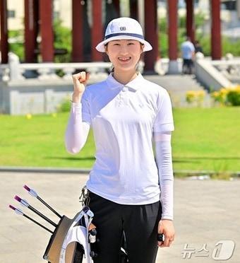 본문 이미지 - 광주여자대학교 양궁부 오예진 선수.&#40;광주여대 제공. 재배포 및 DB 금지&#41;