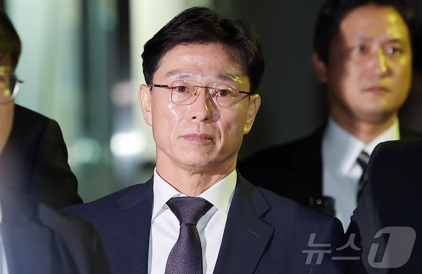 채상병 순직 및 수사 외압·은폐 의혹의 핵심 피고인인 임성근 전 해병대 1사단장. 2025.10.23/뉴스1 ⓒ News1 김진환 기자