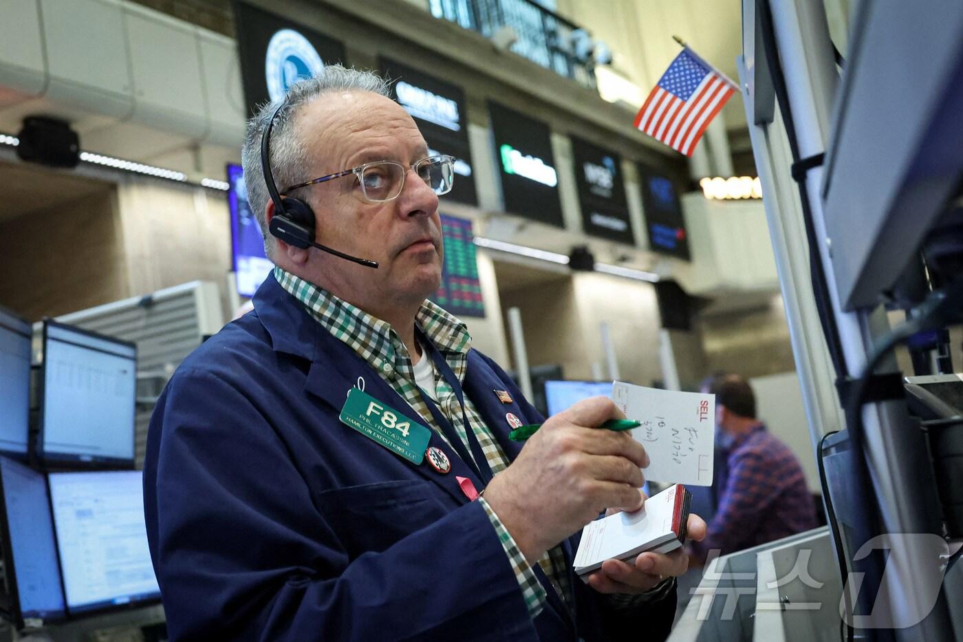 미증시의 트레이더. ⓒ 로이터=뉴스1