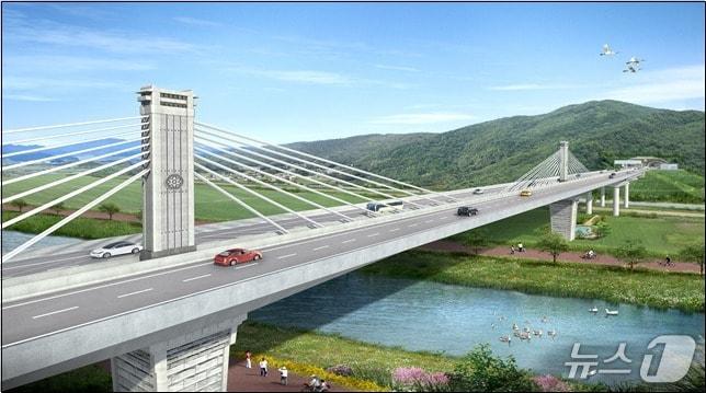 본문 이미지 - 새만금~전주 고속도로 건설 조감도.&#40;전북도 제공. 재판매 및 DB금지&#41;/뉴스1
