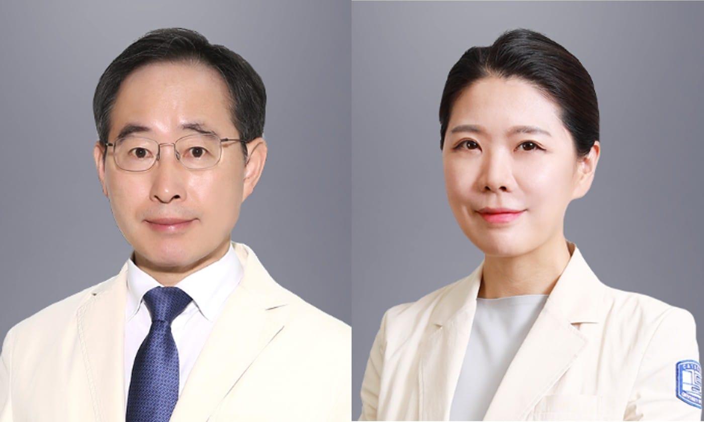 이재호&#40;왼쪽&#41;·신현영 서울성모병원 가정의학과 교수.&#40;서울성모병원 제공&#41;