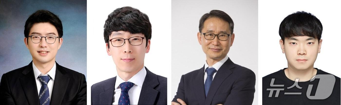 (왼쪽부터) 안윤호 숭실대 교수, 정재현 교수, 이재우 KAIST 교수, 이재철 숭실대 석사과정 학생.(숭실대 제공)