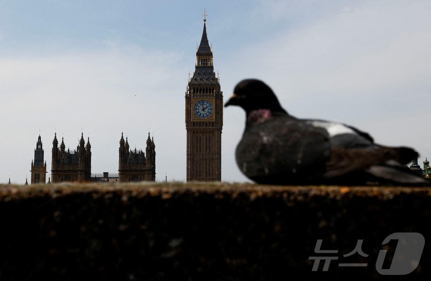 런던 빅벤 전경. 2025.04.12. ⓒ 로이터=뉴스1 ⓒ News1 이지예 객원기자