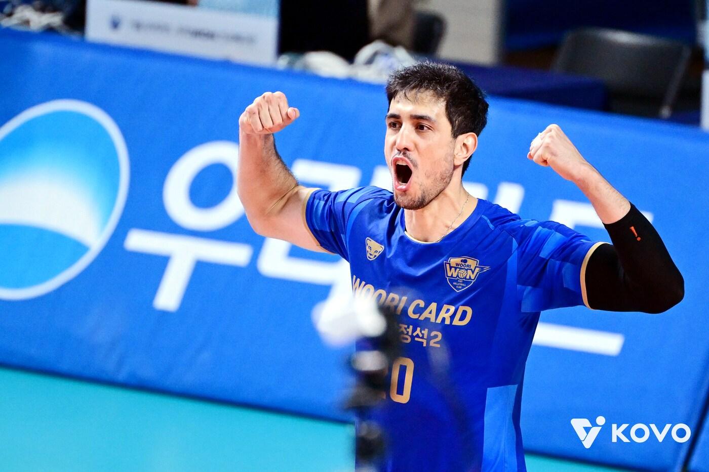 우라카드 아라우조. &#40;KOVO 제공&#41;