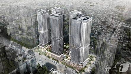 본문 이미지 -  서울시 강동역 역세권 예상 조감도 (서울시 제공) 뉴스1 ⓒ News1 