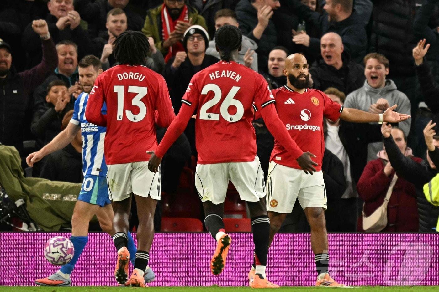 EPL 3연승을 기록한 맨체스터 유나이티드. ⓒ AFP=뉴스1