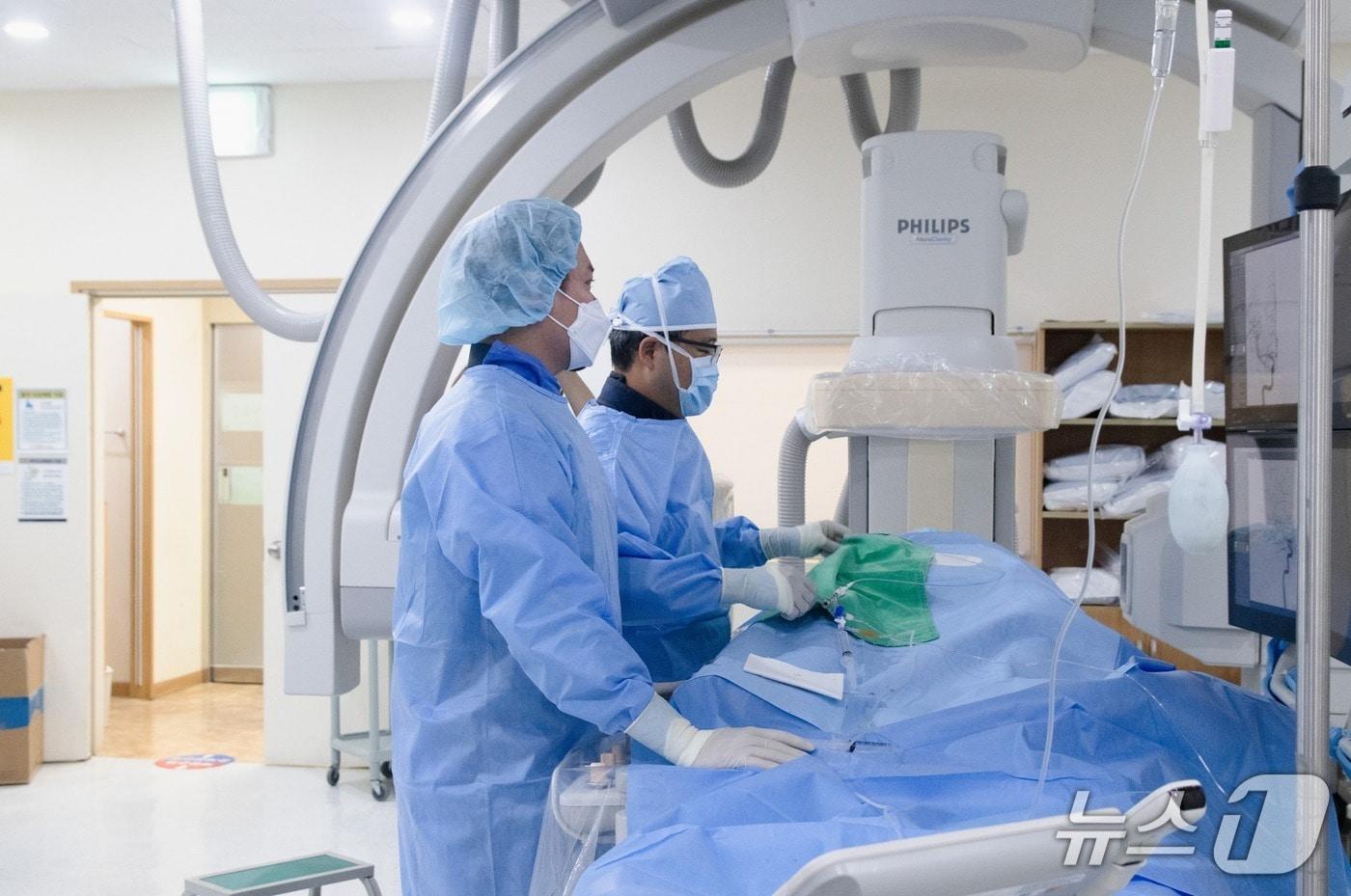 갑자기 기온이 뚝 떨어지면서 뇌졸중 환자가 빠르게 늘고 있다.&#40;온병원 제공. 재판매 및 DB금지&#41;