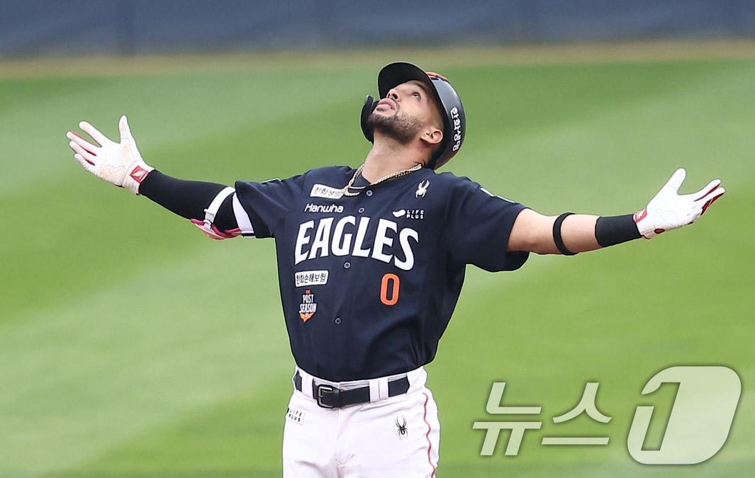 본문 이미지 - 한화 이글스 외국인 타자 루이스 리베라토. 2025.10.26/뉴스1 ⓒ News1 김성진 기자